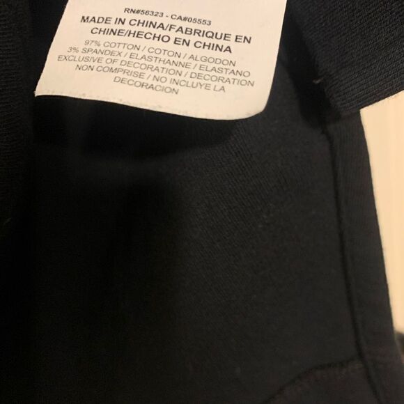 Nike Long Sleeve Top Crackled Metallic Silver Logo - Picture 4 of 4